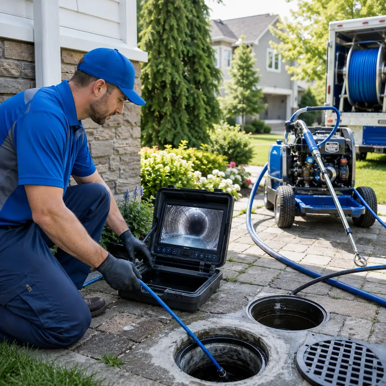 Outdoor drain cleaning professionals serving Omro, WI